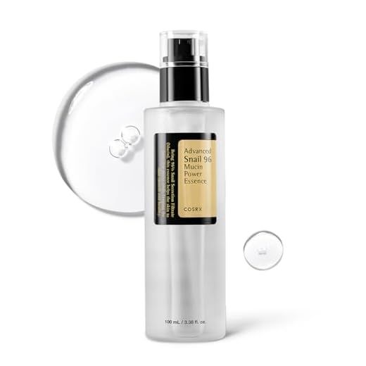 COSRX Snail Mucin 96% Power Face Serum 3.38 fl oz 100ml, Serum Hidratante para el Rostro, Cuidado Personal, Piel Brillante bajo el Maquillaje, Cuidado de la Piel Coreano, Belleza Coreana