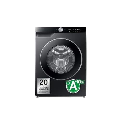 SAMSUNG WW90DG6U85LBU3 - Lavadora 9K - Tecnología AI EcoBubble™ con SmartThings e Inteligencia Artificial, clase A, color negro