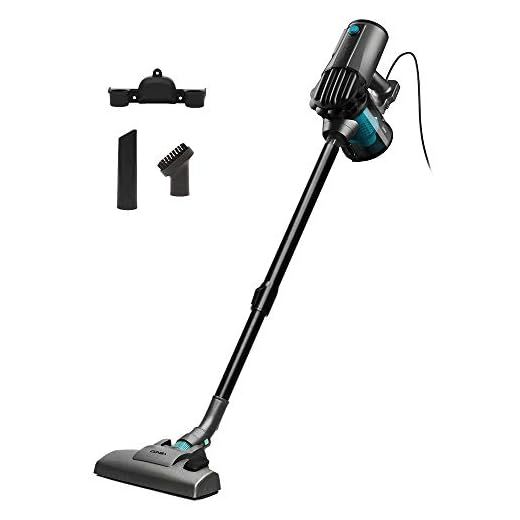 Cecotec Aspirador Vertical Conga Thunderbrush 560. 2 en 1, 600 W, Tecnología ciclónica, Filtro de Alta eficiencia, Radio de acción 6 Metros, Incluye 2 Accesorios
