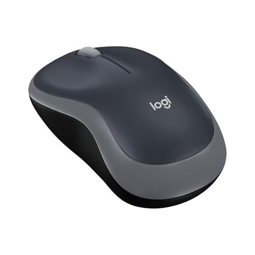 Logitech M185 Ratón Inalámbrico, 2.4GHz con Mini Receptor USB, Batería de 12 Meses, Seguimiento Óptico con Resolución de 1000 dpi, Ambidiestro, Compatible con PC, Mac, Portátil - Gris