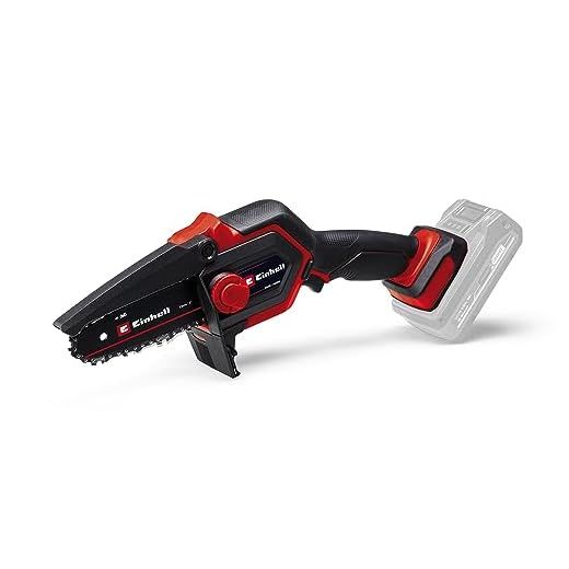 Einhell Motosierra para ramas con batería GE-PS 18/15 Li BL-Solo Power X-Change (18 V, sin escobillas, longitud de corte de 12,5 cm, cambio de espada y cadena sin herramientas, sin batería)
