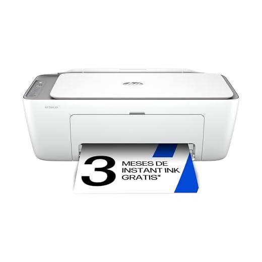HP DeskJet 2820e 588K9B, Impresora multifunción de inyección de tinta A4 a color, Conexión Wi-Fi, Impresión a doble cara manual, Hasta 7,5 ppm, 3 meses de impresión Instant Ink con HP+, Blanca
