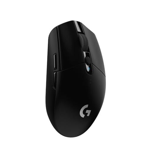 Logitech G305 LIGHTSPEED Ratón Gaming Inalámbrico, Captor HERO 12K, 12,000 DPI, Ultra-ligero, Batería de 250h, 6 Botones Programables, Memoría Integrada, PC/Mac - Negro