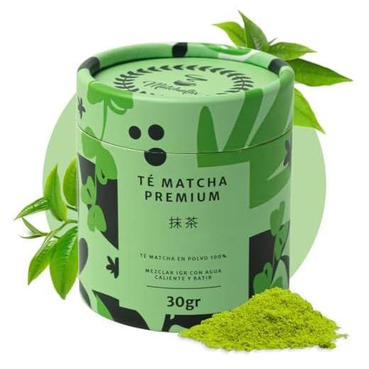 Matchaflix | Té Matcha Premium 100% | Matcha en Polvo para 1 Mes | Té Matcha | Macha Té | 30g