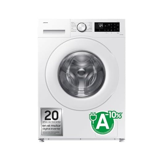 SAMSUNG WW90CGC04DTEEC - Lavadora 9KG - AI EcoBubble™ con SmartThings e Inteligencia Artificial, clase A, color blanco