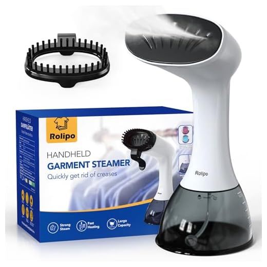 Rolipo Plancha Vertical Vapor 1640W, 400ML Plancha Vapor Cepillo de Vapor Removedor de Arrugas Para El Hogar, La Oficina, Los Viajes