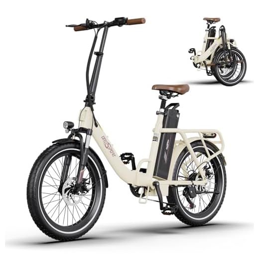 ONESPORT OT16-2 Bicicleta Eléctrica Plegable, 20" Ebike con Extraíble Bateria 48V 17Ah, 250W Bicicleta Electrica Adultos con Pantalla LCD y Conexión Bluetooth, Bici Eléctrica para Viajeros Urbanos