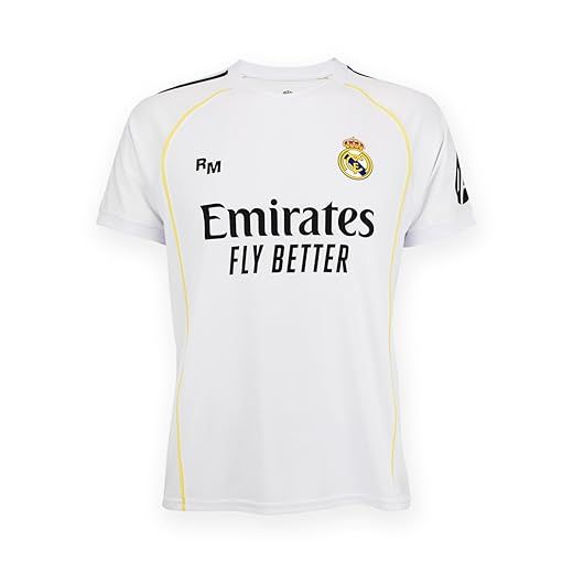 Real Madrid Camiseta de Local 25 2/26 para Adultos - Tallas S a XXL - Temporada 2025/2026 - Camiseta de fútbol Hombre - Producto Oficial para Fans
