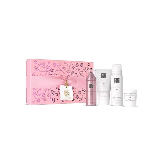 RITUALS Caja de regalo The Ritual of Sakura, Small - Set de baño con productos para el cuidado de la piel con leche de arroz y flor de cerezo - Propiedades nutritivas y renovadoras