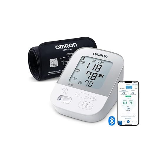 OMRON X4 Smart Digital Arm Blood Pressure Monitor and Hypertension Monitor, Clinically Validated for Use in Diabetics or Pregnancy