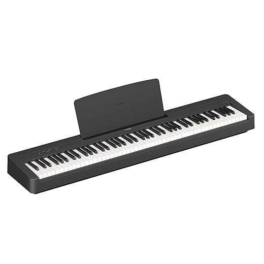 Piano Digital Yamaha P-145BT – Ligero y Portátil, con Teclado Graded Hammer Compact, 88 Teclas y 10 Voces de Instrumentos, Bluetooth – Negro
