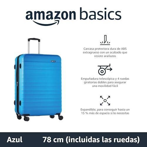 Pusimos a prueba la maleta Amazon Basics 78 cm azul claro