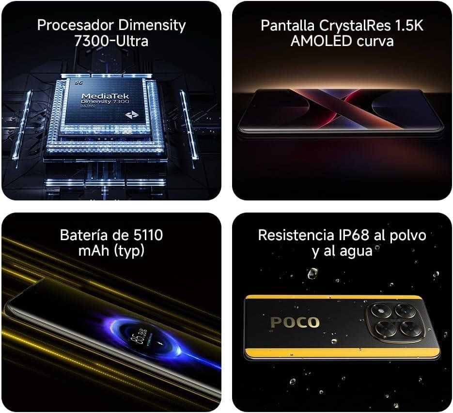 Probamos el POCO X7: 1.5K curvo, OIS y carga 45W