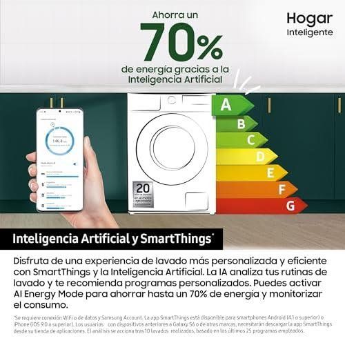 Probamos la Samsung WW90DG6U85LBU3: EcoBubble con IA