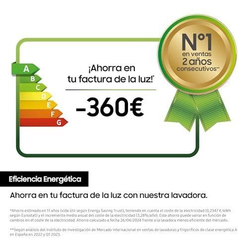 Probamos la Samsung WW90DG6U85LBU3: EcoBubble con IA