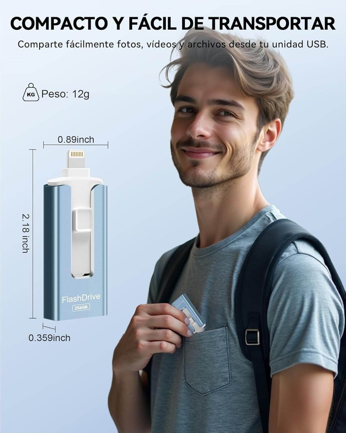 Probamos el pendrive SUDEHO 4 en 1 de 256GB