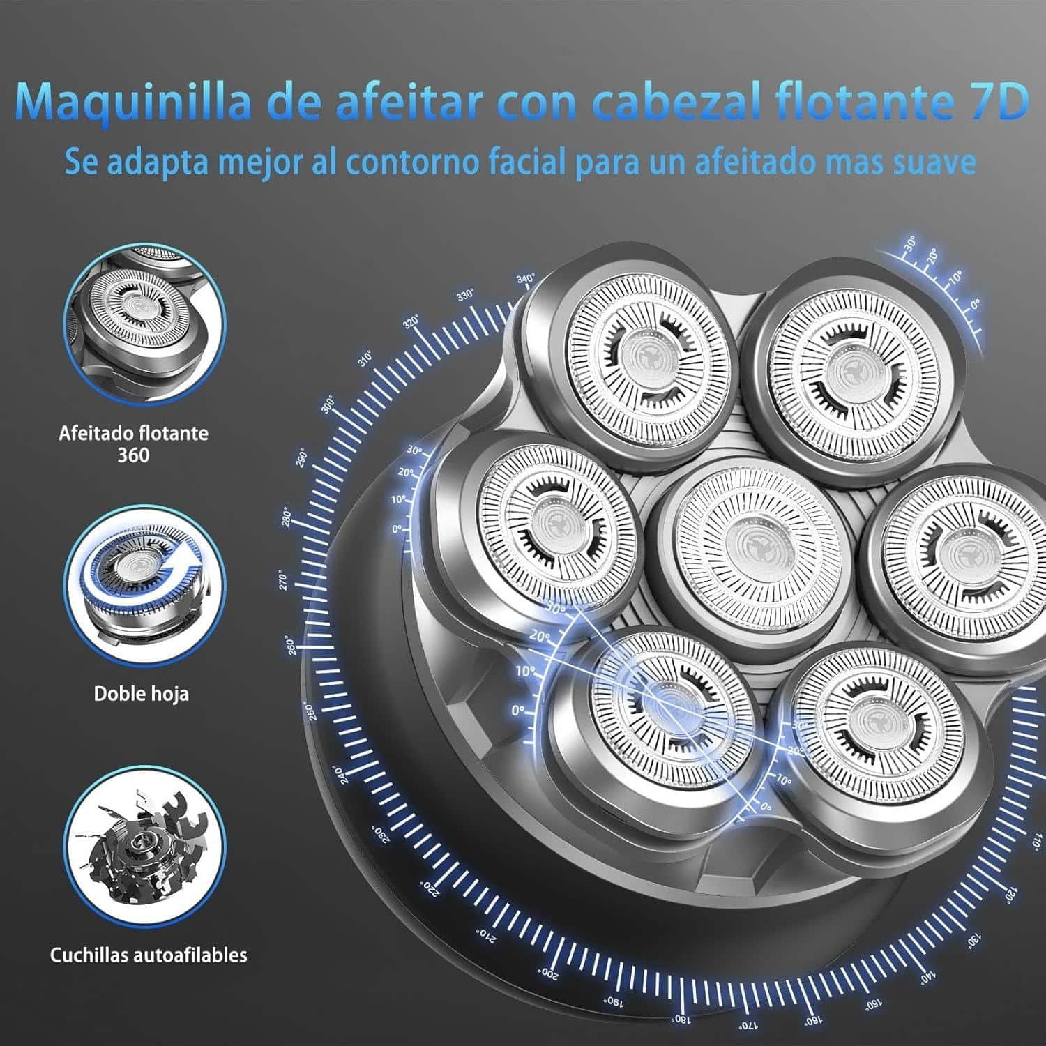 Probamos la afeitadora 7D con LED y bloqueo de viaje