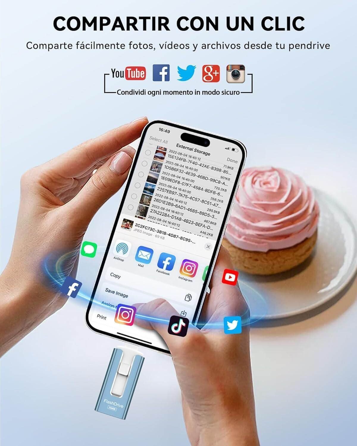 Probamos el pendrive SUDEHO 4 en 1 de 256GB