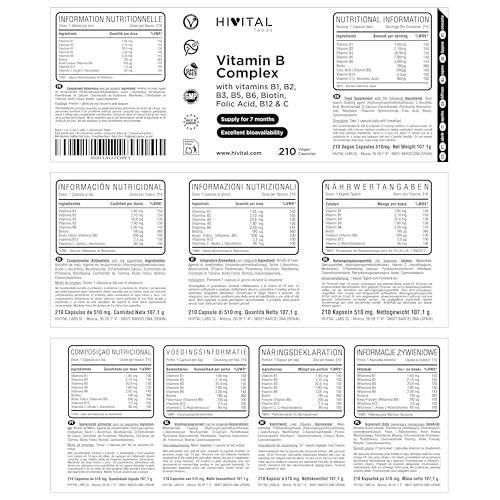 Probamos el Complejo B vegano Hivital: 7 meses