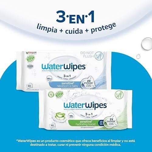 Reseñamos WaterWipes Sensitive+: pureza 3 en 1