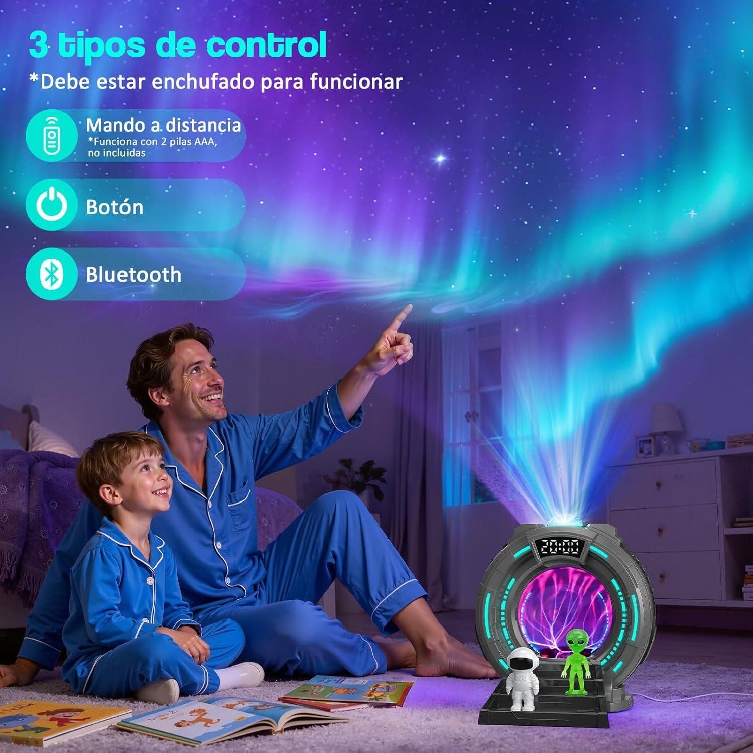 Nuestra experiencia con el proyector LED de estrellas y galaxias para niños