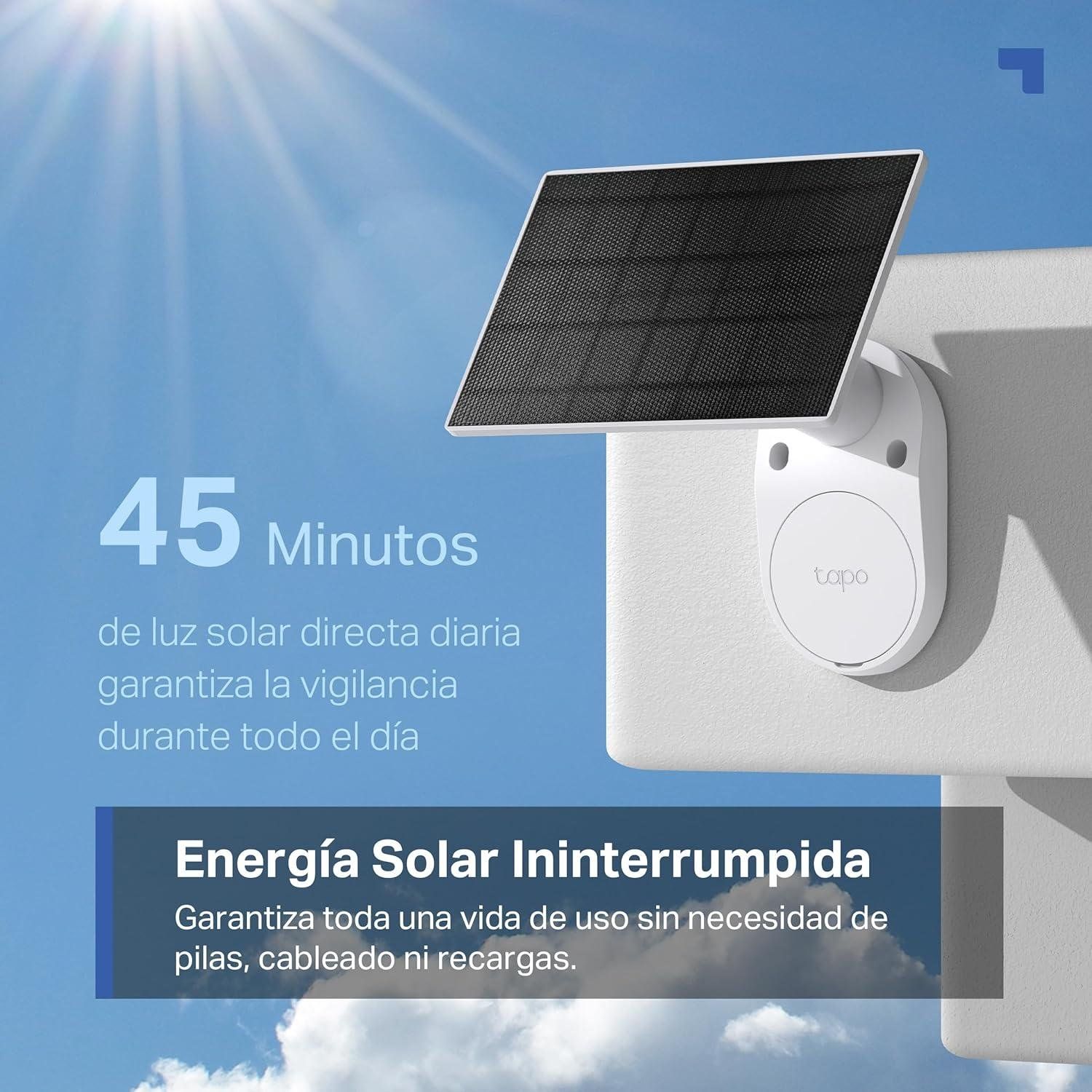 <p>Here's a creative, neutral, and first person plural blog post title in Spanish, between 40 and 60 characters:</p><p><strong>Probamos la Tapo C410: Vigilancia solar y sin cables</strong></p><p>Let me know if you'd like alternative options!</p><p>