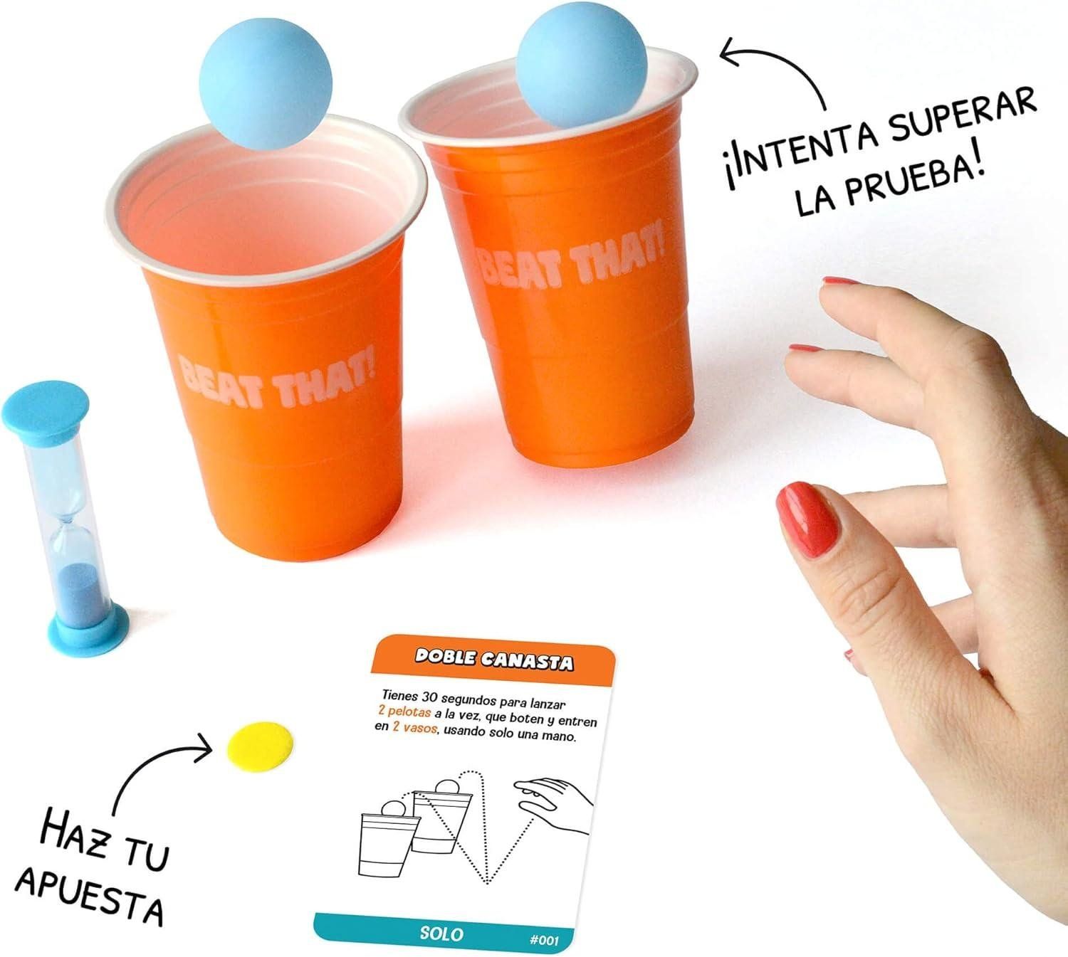 Beat That! Juego de mesa: Diversión loca para toda la familia