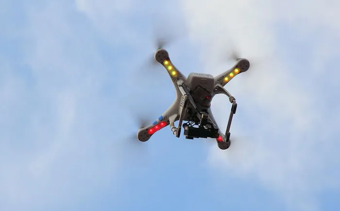 Drone recording. Photo by Henrique Boney.
