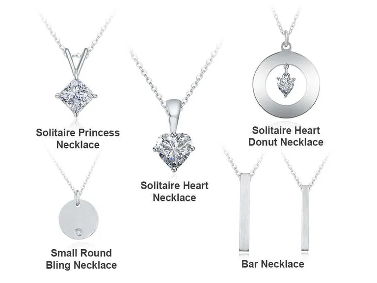 VillageSmith Gifts Singapore | Necklaces 1 Necklace Solitaire Donut Bar Pendant
