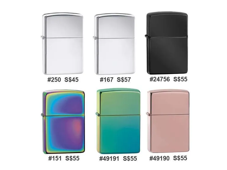 VillageSmith Gifts Singapore | Zippo (151, 167, 250, 24756, 49190, 49191) 2 Zippo 250 167 24756 151 49191 49190