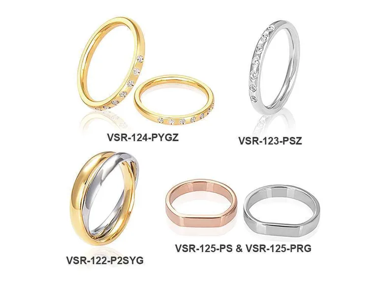 VillageSmith Gifts Singapore | Ring (122P2SYG, 123PSZ, 124PYGZ, 125PS/PRG) Rings Panel4
