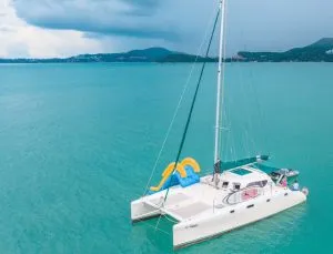 Luxury catamaran Nina in Koh Samui.