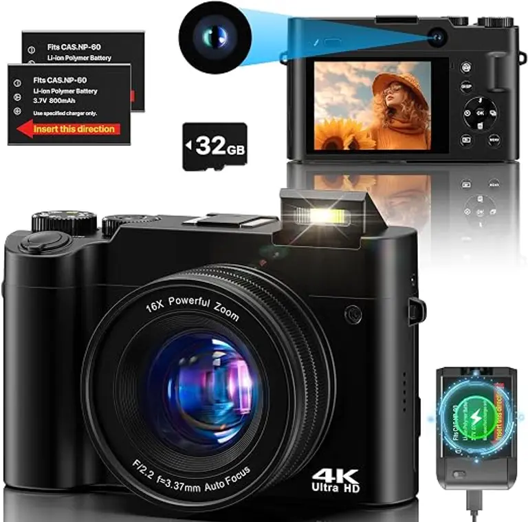 Probamos la cámara Ahlirmoy 4K 64MP: vlogs sin temblores Probamos la cámara Ahlirmoy 4K 64MP: vlogs sin temblores