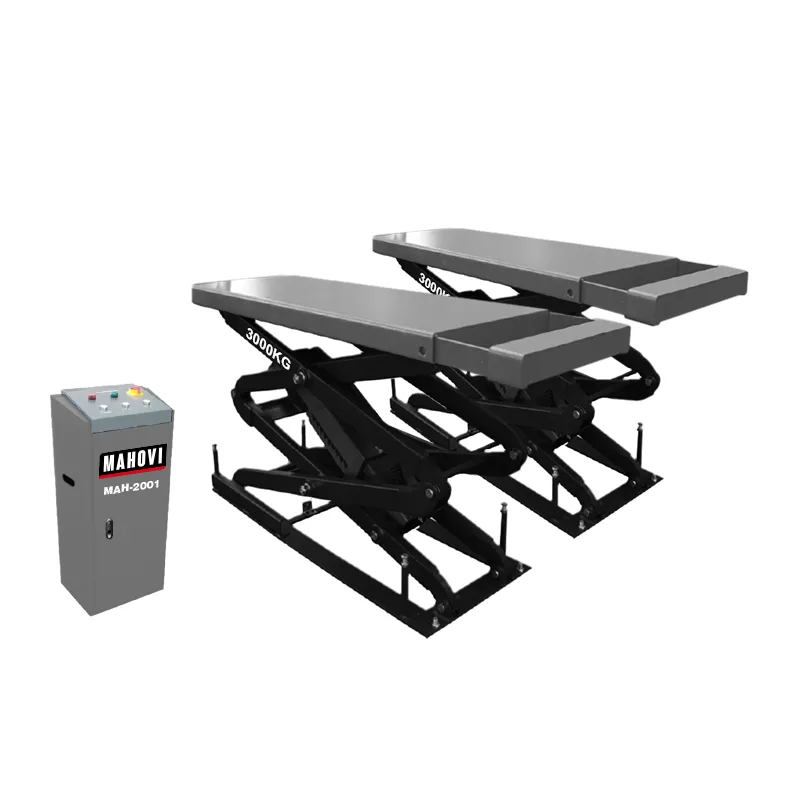 Elevador Automotivo Pantográfico Tesoura Embutido 3 Toneladas – MAH-2001