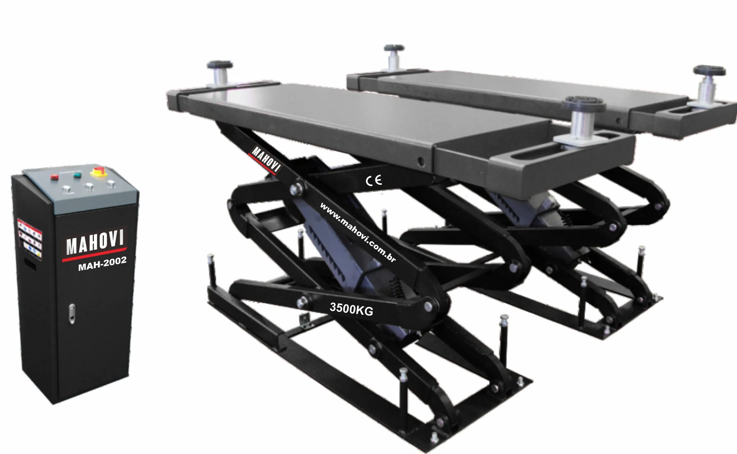 Elevador Automotivo Pantográfico Tesoura Embutido 3.5 Toneladas – MAH-2002