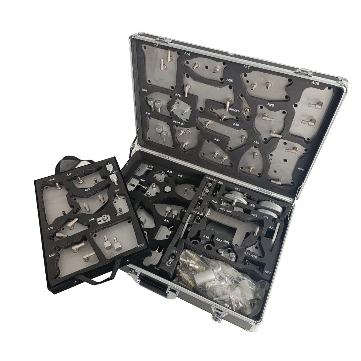 Maleta com 85 Conectores para Trocadoras de Fluidos da Transmissão Automática – MAH-4100