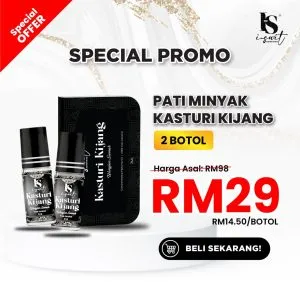 Kasturi kijang 2 botol