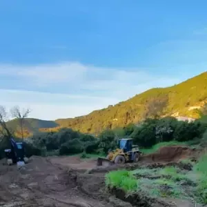 Terrassement de villa à Valle di Mezzana en Corse-du-Sud