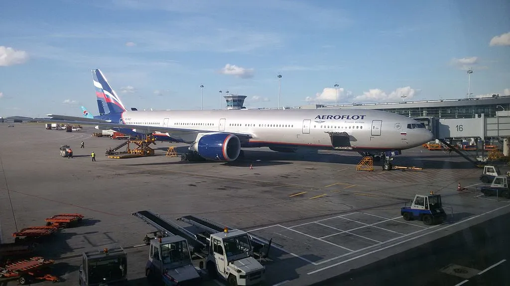 Aeroflot Boeing 777-300 ER in Moscow