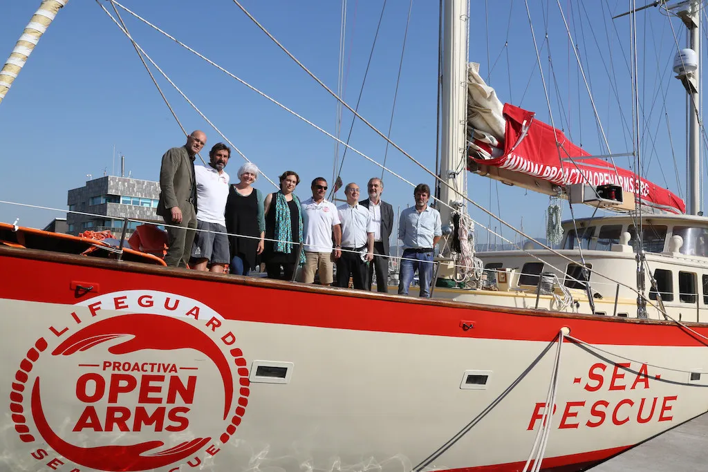 Africa-Europe ferry for illegal migrants Proactiva Open Arms