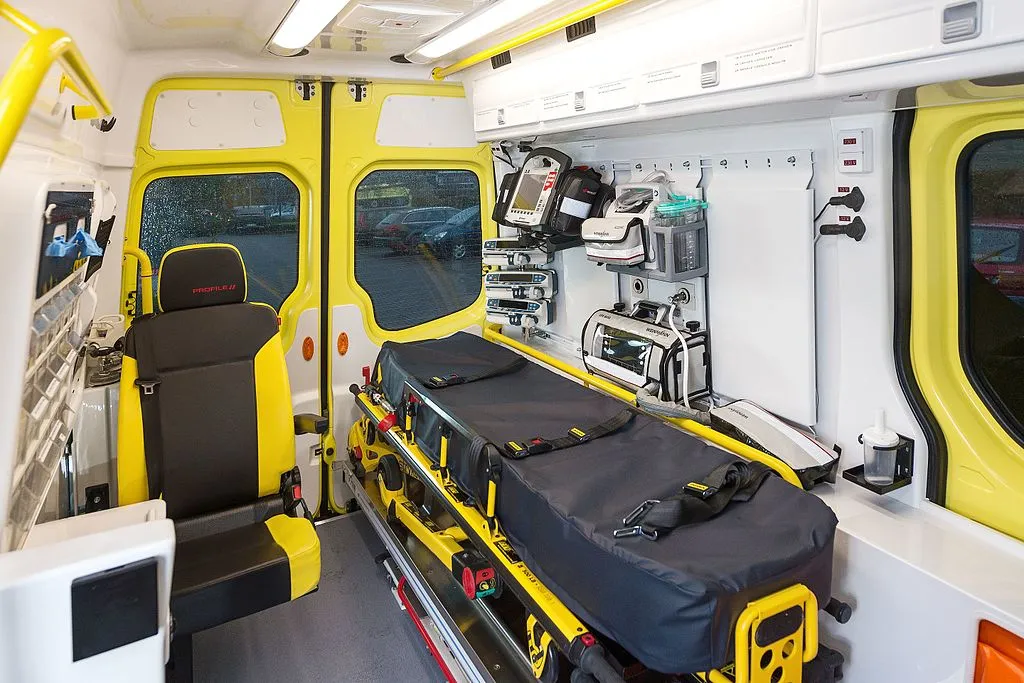 Ambulance interior