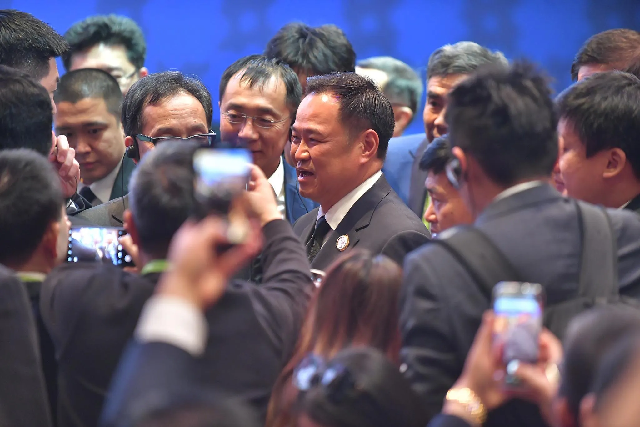 Anutin Charnvirakul the Prime Minister of Thailand and Minister of Interior.