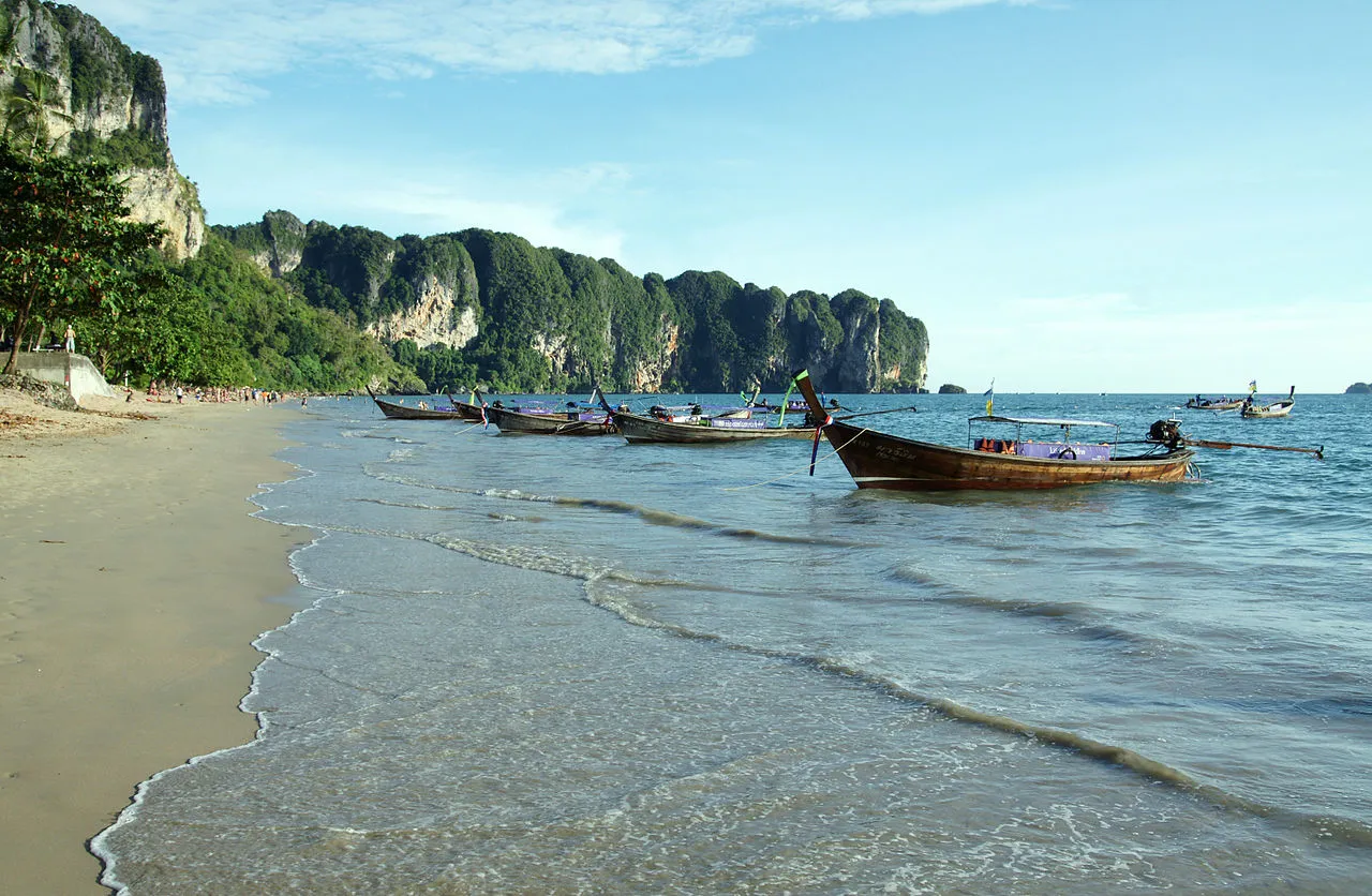 Ao Nang beach in Ao Nang, Krabi