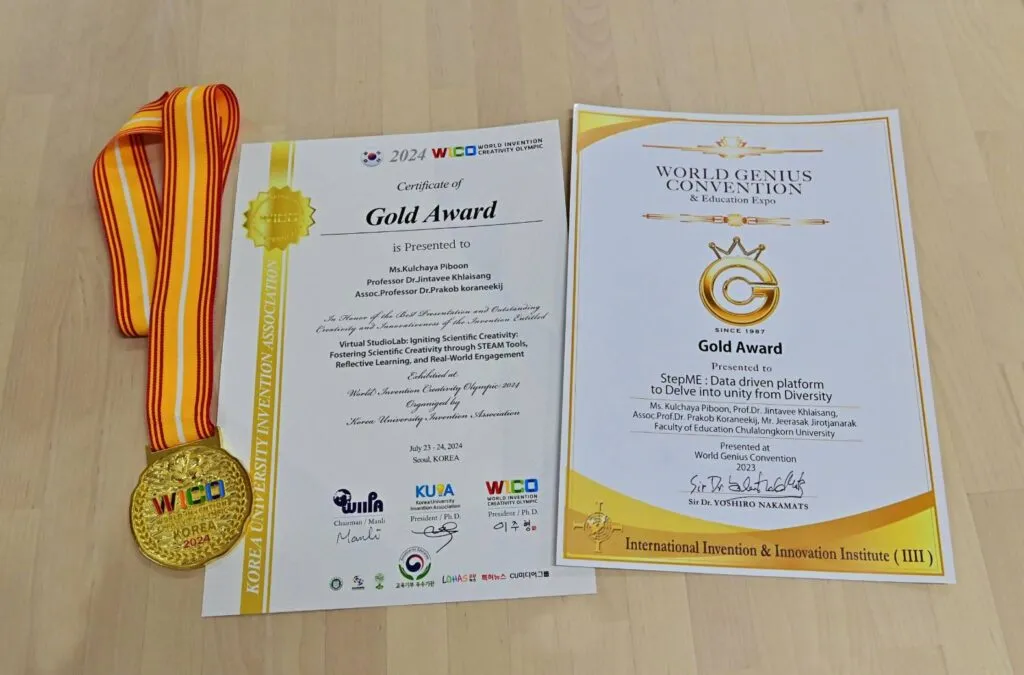Awards received from abroad.