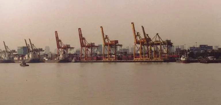 Khlong Toei port in Bangkok.
