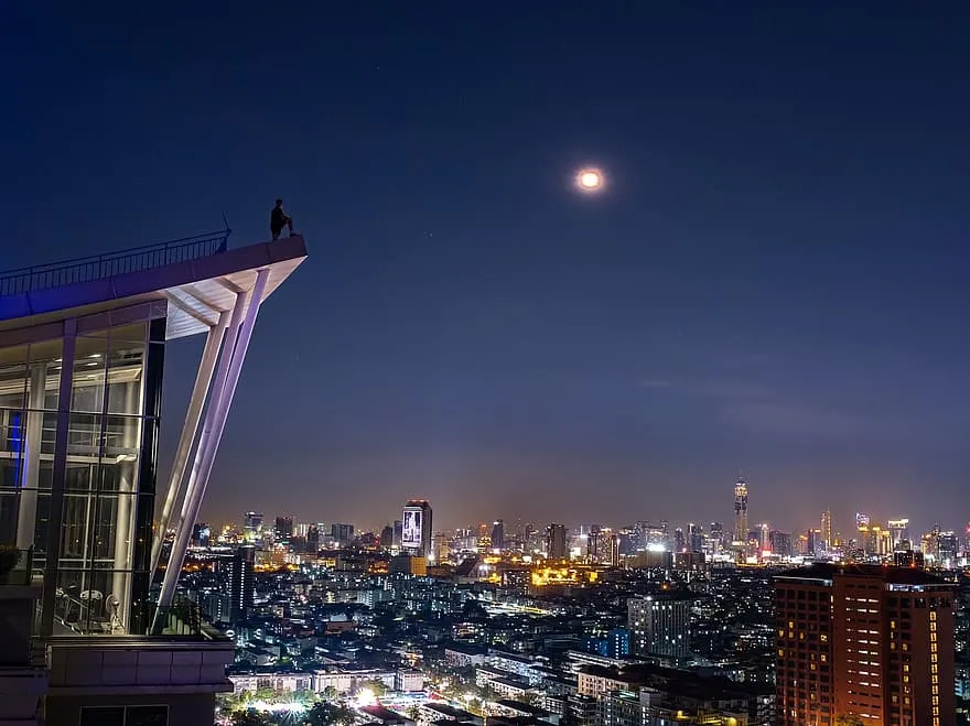 Bangkok cityscape at night