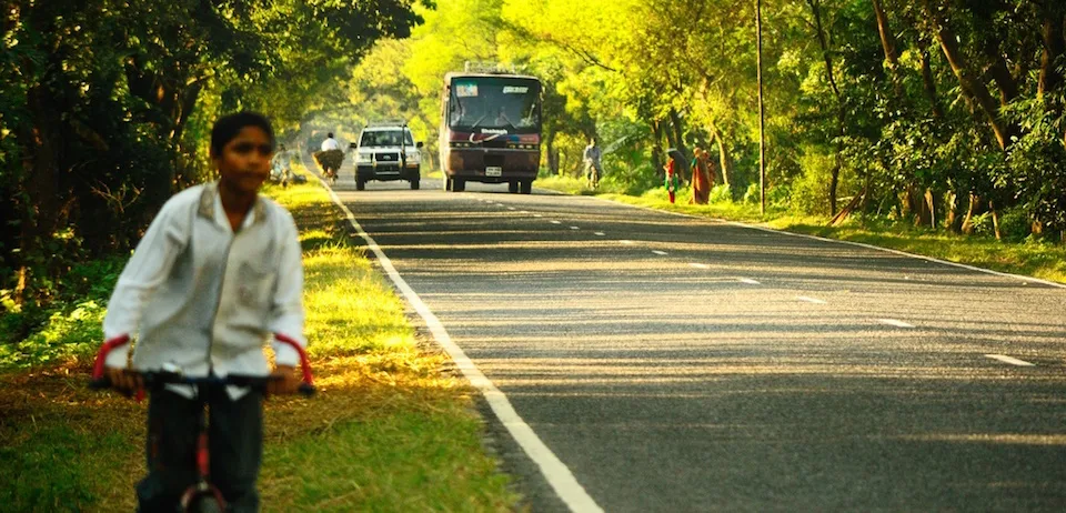 Bangladesh countryside highway