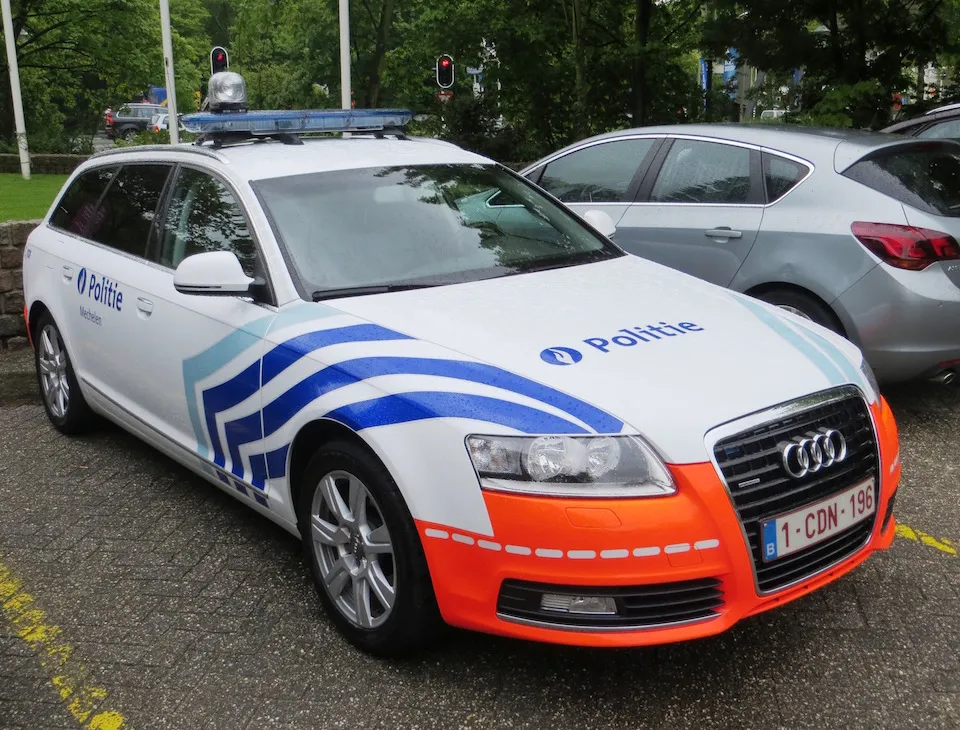 Belgian police car