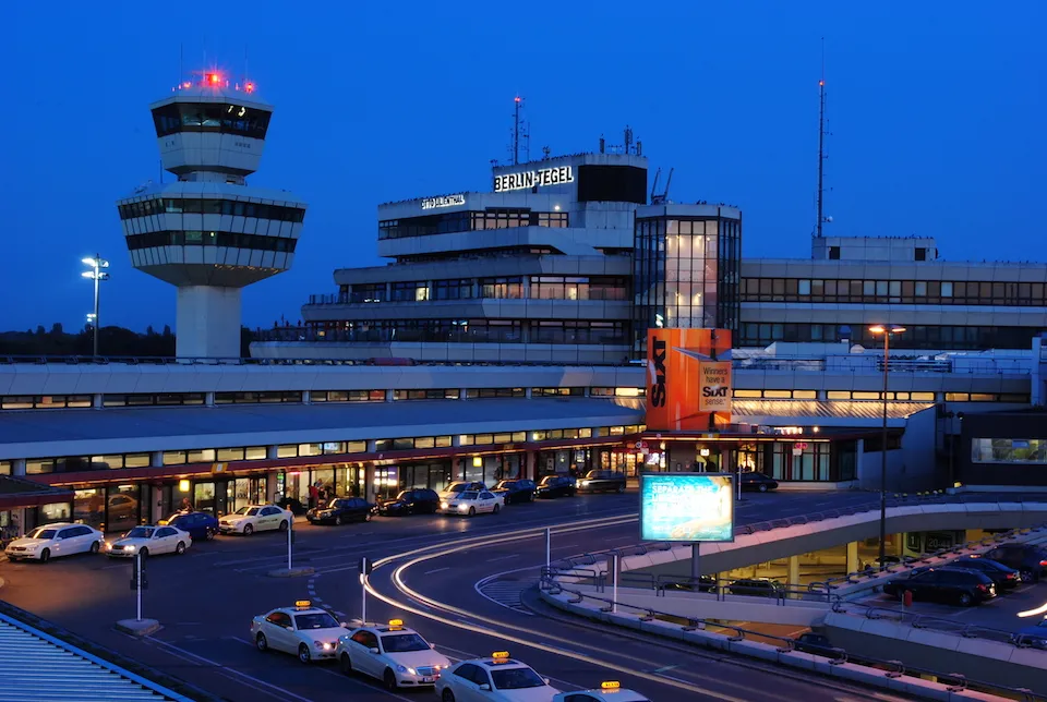Berlin Tegel Airport.