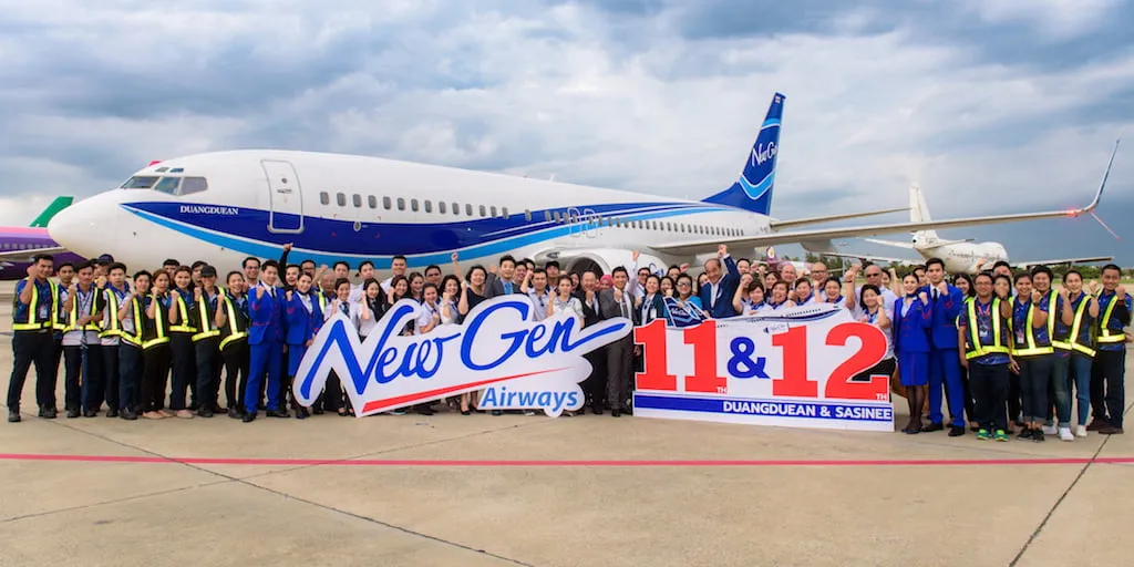 NewGen Airways new Boeing 737-800 aircrafts